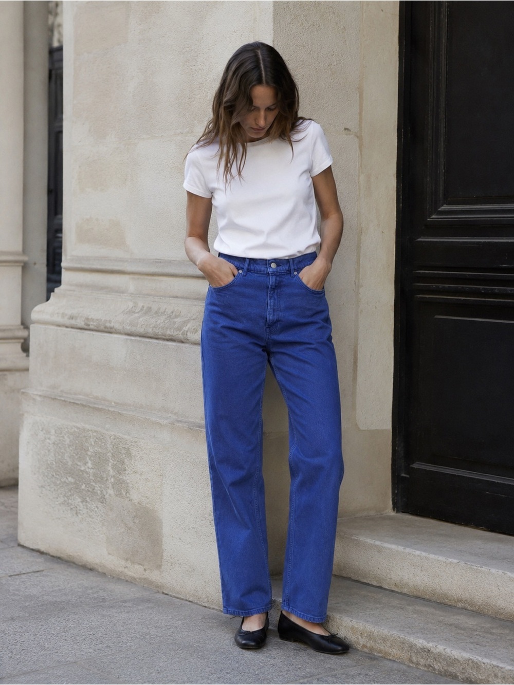 Everlane Way High Jean Organic Cotton Blue Size 29 Regular Minimal Ecofriendly